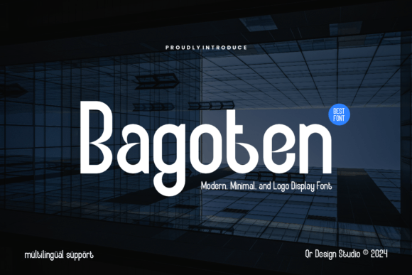 Bagoten: The Sweet Sans Serif Font for Crafters