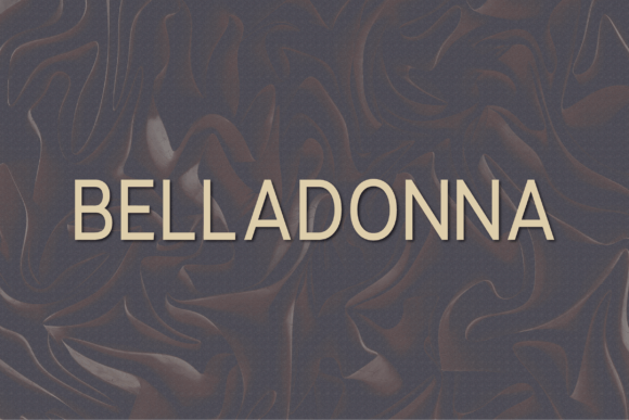 Belladonna Typeface for Modern Crafters