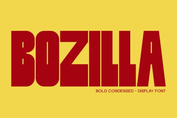 Bozilla: The Bold Typeface for High-Impact Campaigns