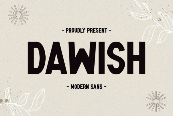 Dawish: A Bold Sans Serif Font for Modern Brands