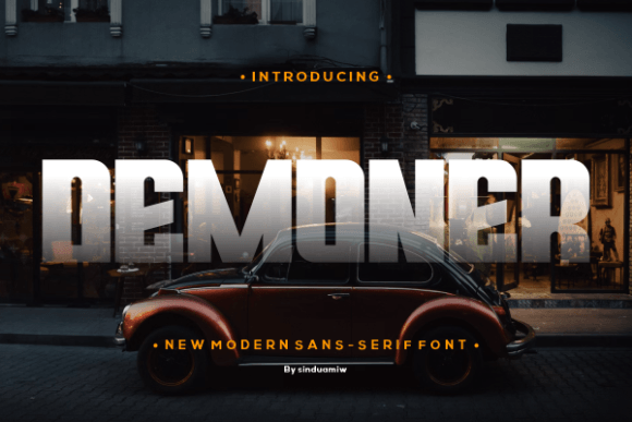 Demoner: A Bold Typeface for Modern Editorial Design