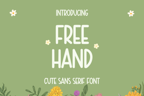 Free Hand Typeface for Playful Branding