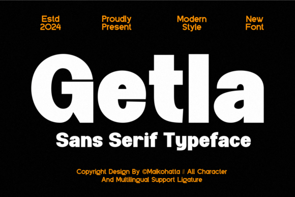 Getla: The Modern Sans Serif Typeface for Digital Brands
