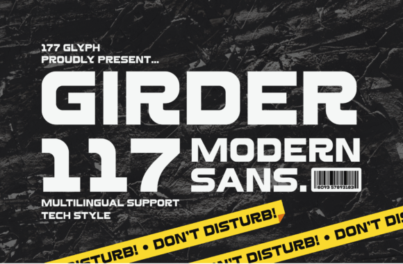 Girder 117: A Modern Sans Serif Font for Web Design