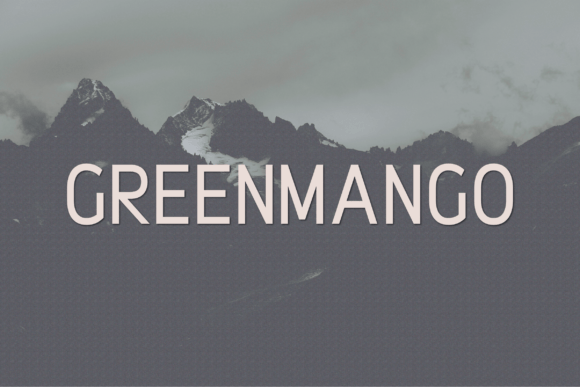 Greenmango: A Chic Contemporary Sans Serif Typeface