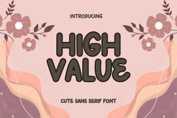 High Value Typeface for Playful Editorial Design