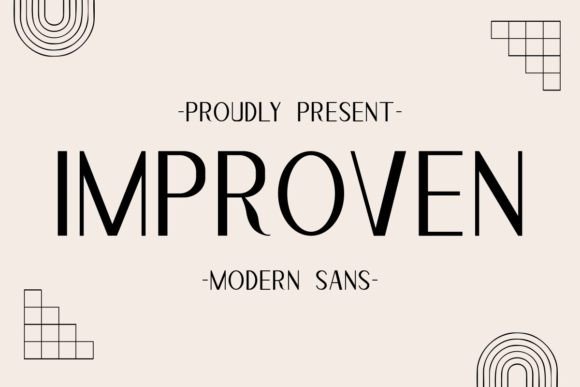 Improven: The Modern Sans Serif Font for Bold Branding