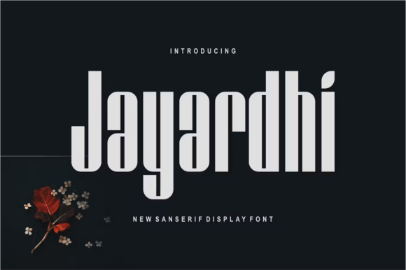 Jayardhi: A Bold Sans Serif Font for Modern Web Design