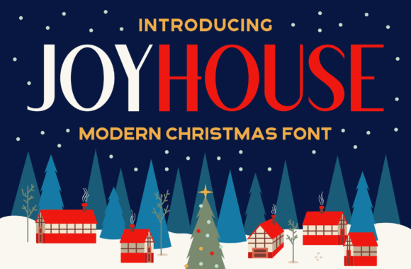 Joyhouse: A Modern Sans Serif Typeface for Editorial Design