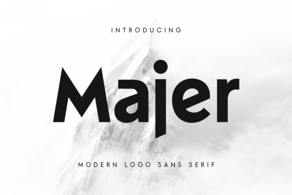 Majer: A Clean Sans Serif Typeface for Modern Editorial Design