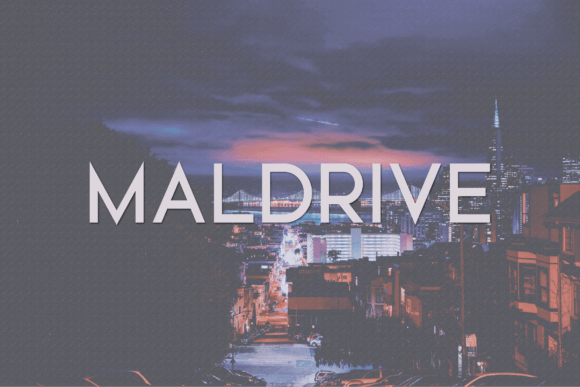 Maldrive: A Modern Sans Serif Typeface for Branding