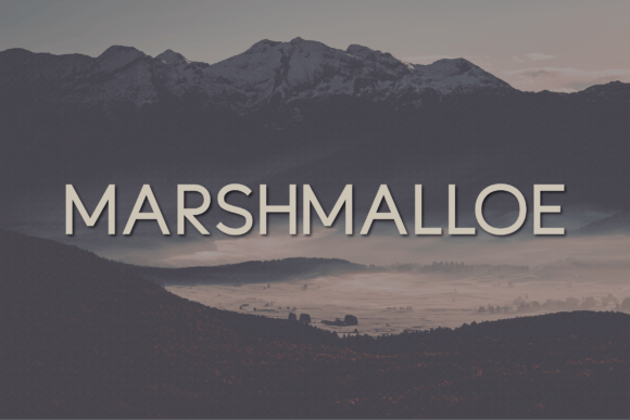 Marshmalloe: The Elegant Sans Serif Typeface for Modern Brands