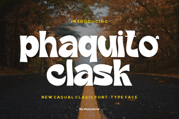 Phaquito Clask Font for Modern Crafters