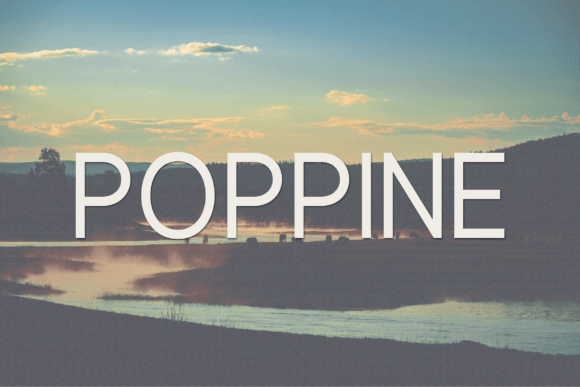Poppine: A Modern Sans Serif Font for Crafters