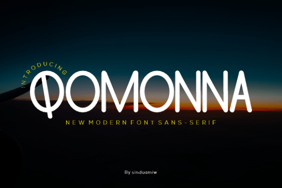 Qomonna Typeface: Modern Clarity for Editorial Design
