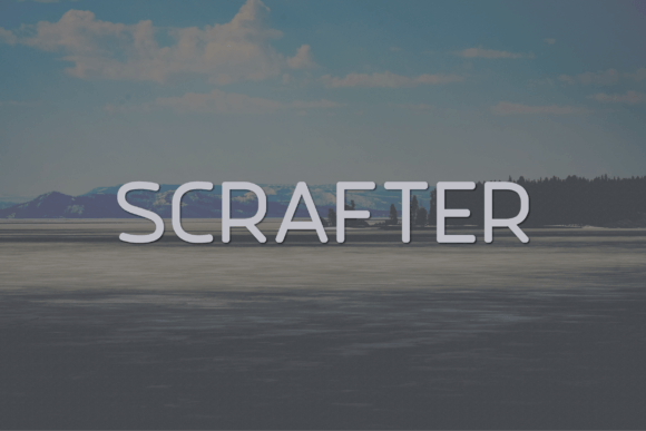 Scrafter: The Elegant Sans Serif Typeface for Makers