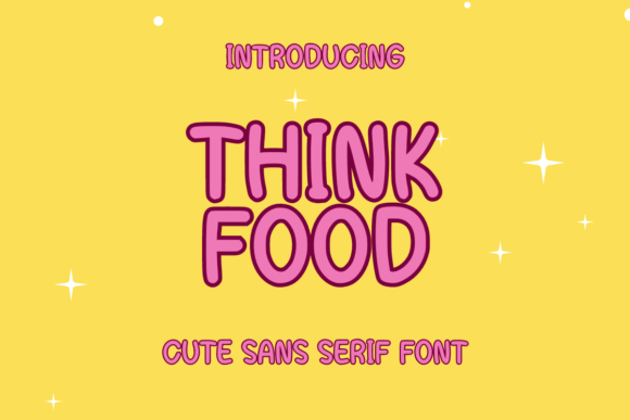 Think Food: A Quirky Sans Serif Font for Web Design