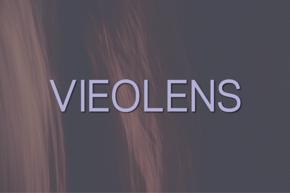 Vieolens: A Sophisticated Sans Serif Typeface for Modern Branding